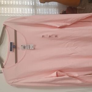 Karen Scott XXL long sleeve pink tee